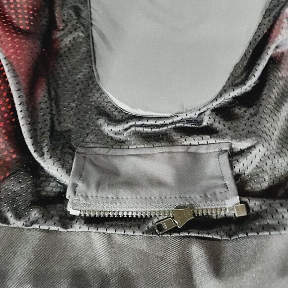 SEDICI Mesh Motorcycle Jacket Black Red White Mens Medium MISSING ARMOUR - Picture 15 of 16